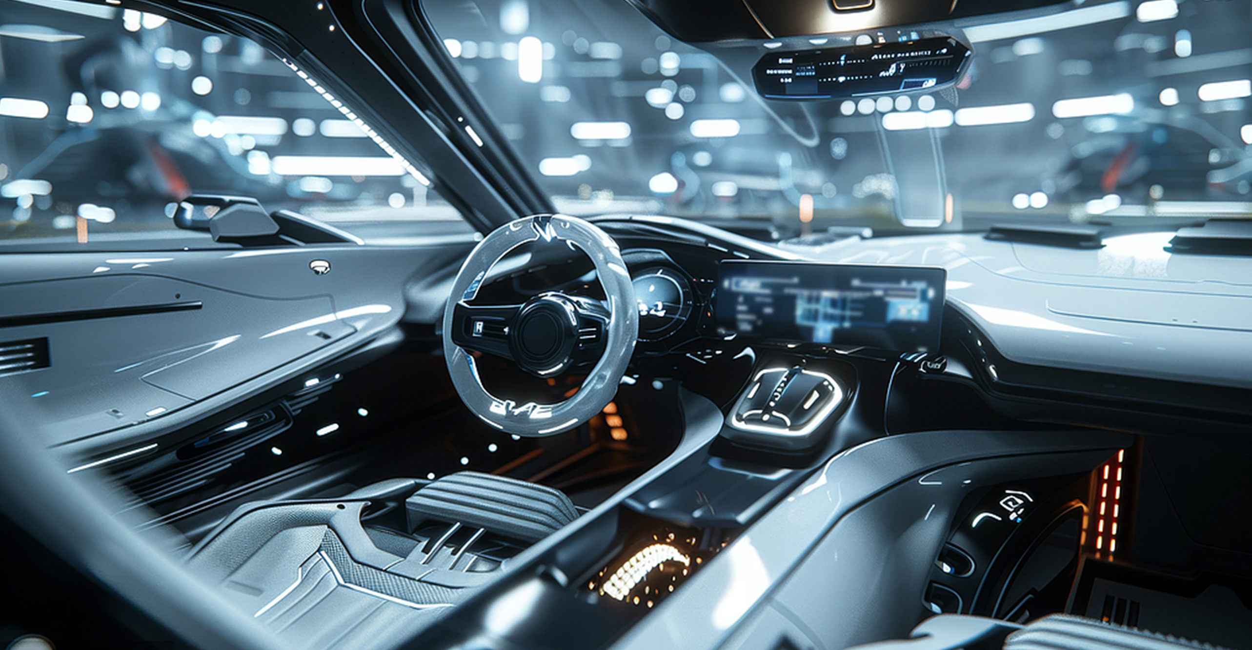 Customized automotive interior image